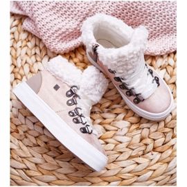 Scarpe da ragazza per bambini Sneakers Big Star Pink EE374015 rosa 2