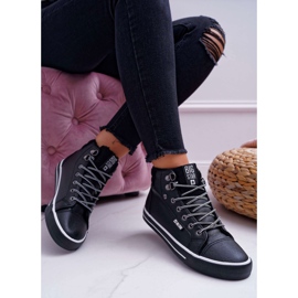 Sneakers da donna Big Star High Black Warmed EE274410 nero 1