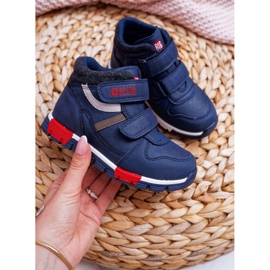Scarpe da bambino per bambino Sneakers Big Star Navy Blue EE374065 blu navy 1