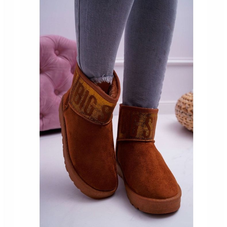 Stivali da neve caldi marroni da donna Big Star EE274259 marrone 2
