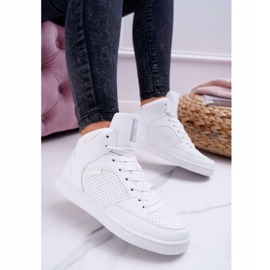 Sneakers da donna Big Star High White EE274210 bianco 1