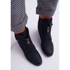 Vinceza Stivali Donna Con Tacco Scamosciato Nero Brave 2
