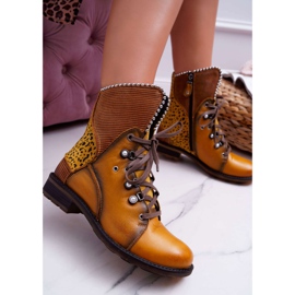 Stivali Donna Pelle Maciejka Giallo 3623A-07 2