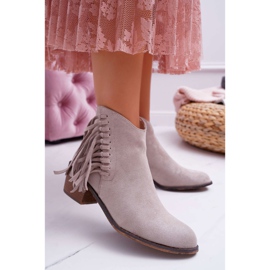 Stivali Cowboy Donna Beige Agnes 1
