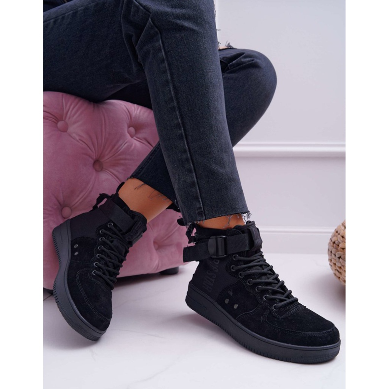 Sneakers Donna Nere Big Star EE274662 nero 1