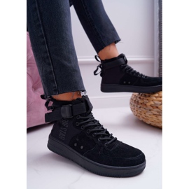 Sneakers Donna Nere Big Star EE274662 nero 2