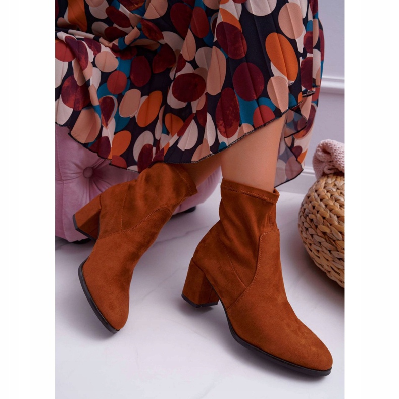 Stivali Donna Con Tacco Alto Sergio Leone Slip-on Cammello LikeStar marrone 2