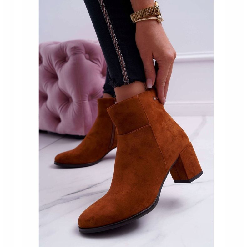 Stivali Donna Con Tacco Alto Sergio Leone Camel BT522 marrone 1
