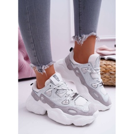 Scarpe Sportive da Donna Big Star by Daniel Lopez Bianche FF274430 bianca multicolore 2