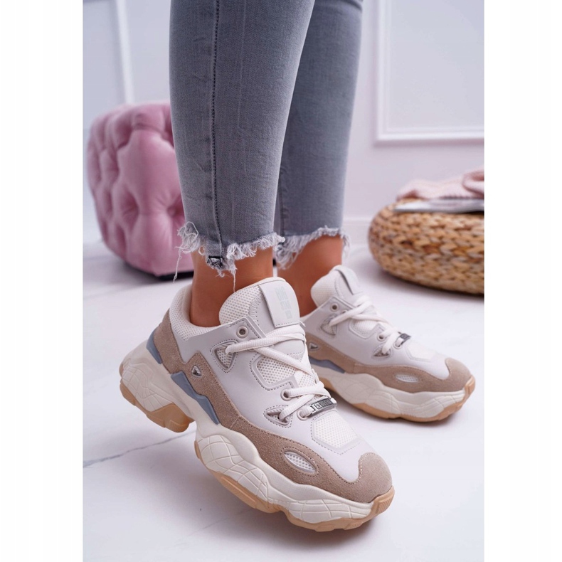 Scarpe Sportive da Donna Big Star di Daniel Lopez Beige FF274429 1