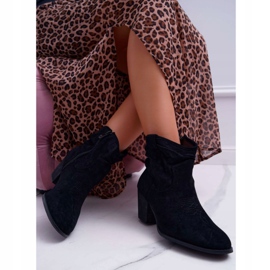 Stivali da donna con tacco Stivali da cowboy Maverick neri nero 2