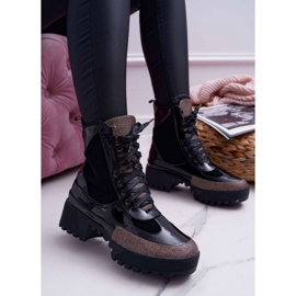 Stivali alti da donna Neri Havok Trappers nero 2