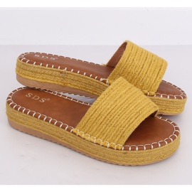 Pantofole espadrillas miele 7970-PL Giallo 1