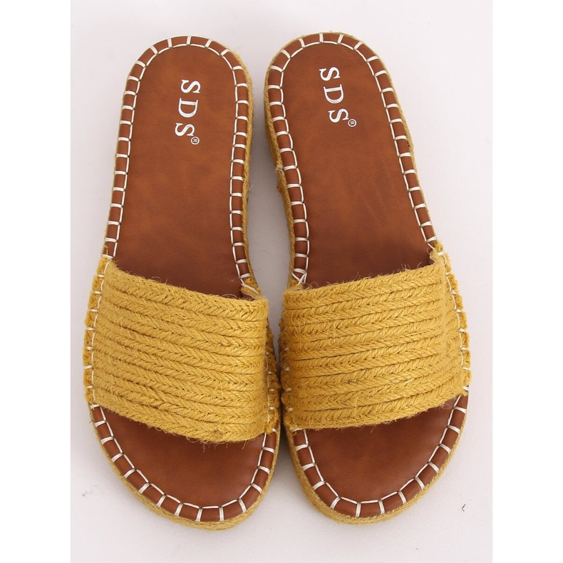 Pantofole espadrillas miele 7970-PL Giallo 2