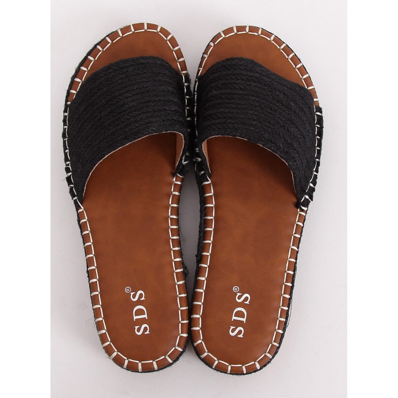 Pantofole espadrillas nere 7970-PL Black nero 1