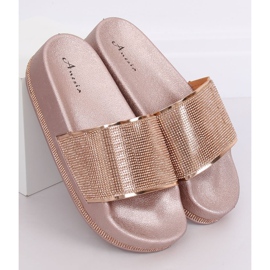 Champagne N-59 Pantofole champagne su suola spessa multicolore giallo 1
