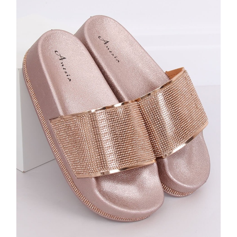 Champagne N-59 Pantofole champagne su suola spessa multicolore giallo 1