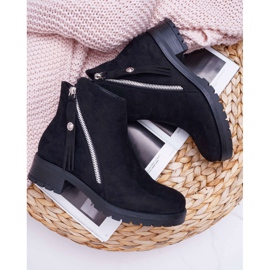 SEA Stivali Donna Warm Suede Due Sliders Nero Ohoo 1