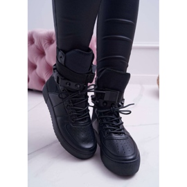 Scarpe sportive da donna Cinture Quake nere nero 2