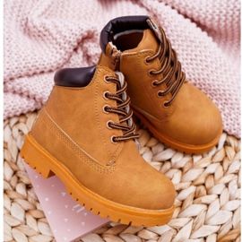 FRROCK Stivali da caccia per bambini con cerniera Camel Dexter marrone 2