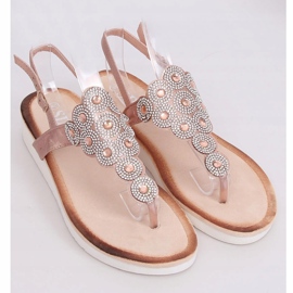 Sandali champagne 7887-PL Champagne nero 1