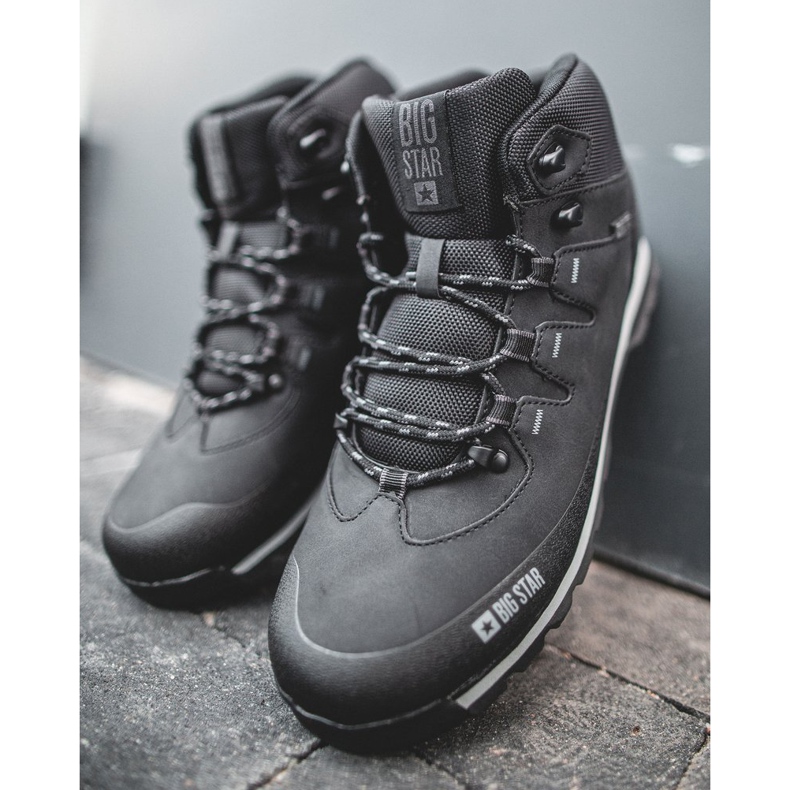 Scarpe da trekking da uomo Big Star Black EE174437 nero 1