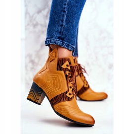 Stivali Donna Pelle Maciejka Giallo 03194 marrone multicolore 2