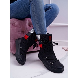 Stivali da neve caldi neri da donna con pelliccia Big Star EE274656 nero 1