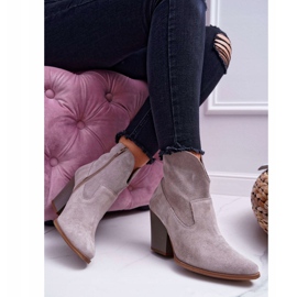 Stivali Donna Con Tacco Alto Camoscio Light Cappuccino Nicole 2433 beige 2