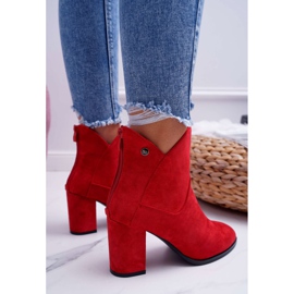 Stivali Donna Con Tacco Alto Sergio Leone Rosso BT525 2