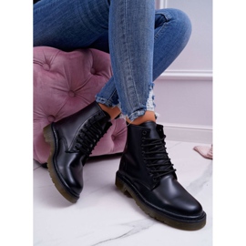 Stivali da donna Trappers Stivali Big Star Pelle Nero EE274001 1