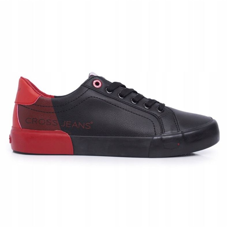 Sneakers Uomo Cross Jeans Nere EE1R4046C nero rosso 1