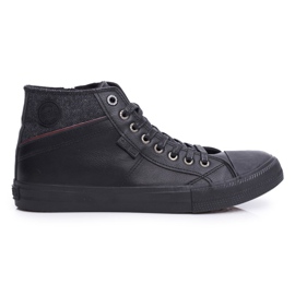 Sneakers Uomo Alte Big Star Nere EE174102 nero 1