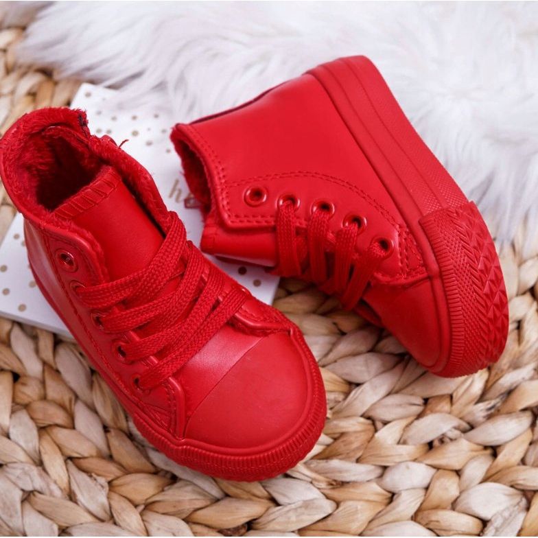 FRROCK Sneakers per bambini High Warm Red Filemon rosso 2