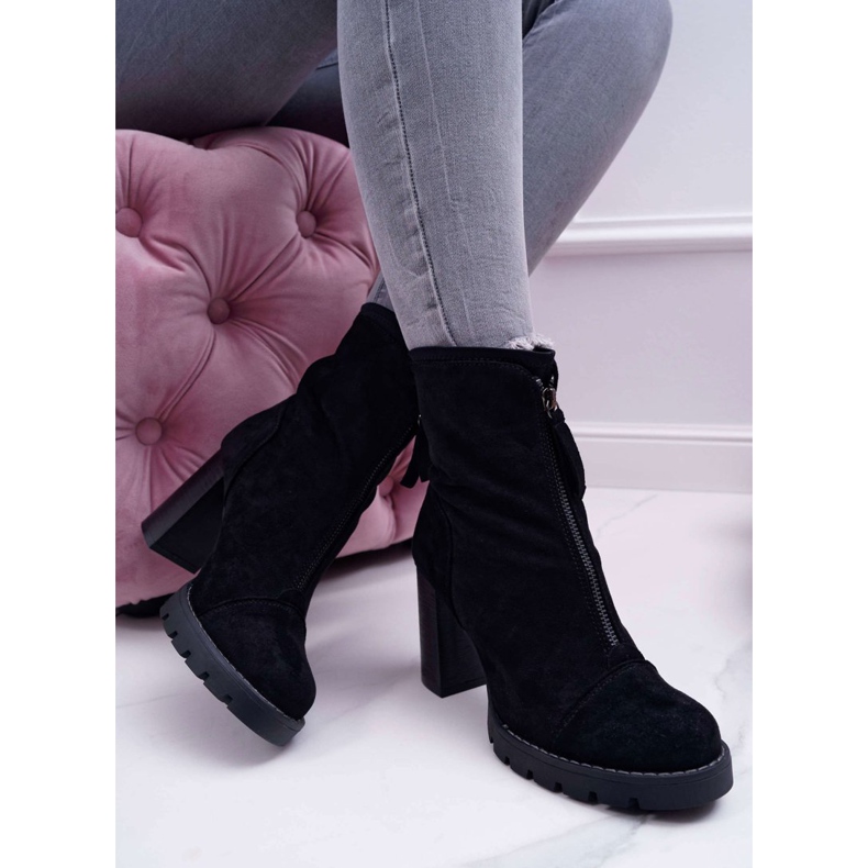 FRERY Stivali Donna Con Tacco Nero Frann 2
