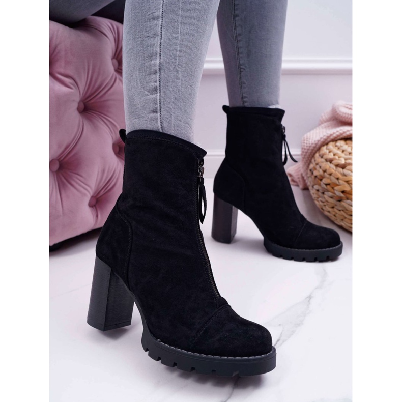 FRERY Stivali Donna Con Tacco Nero Frann 1