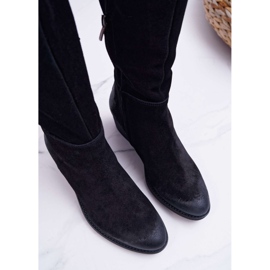 Stivali Donna Laura Messi 2071 Pelle Scamosciata Nero This Love 2