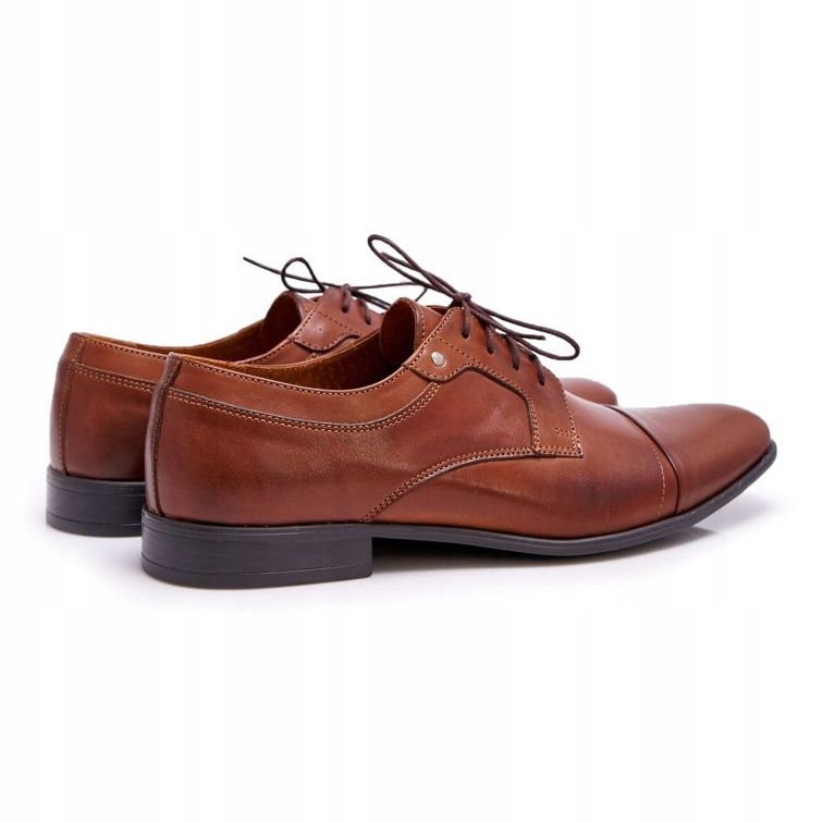 Mario Boschetti Scarpe brogue da uomo in pelle Elegant Brown Trust marrone 1
