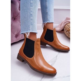 Stivali da donna Stivali Jodhpur in pelle Maciejka Cammello 04359 marrone 1