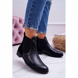 Stivali da donna Jodhpur in pelle Maciejka Nero 04359 1