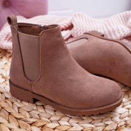POPA Stivali da bambino con tacco piatto Khaki Mergolo cachi 1