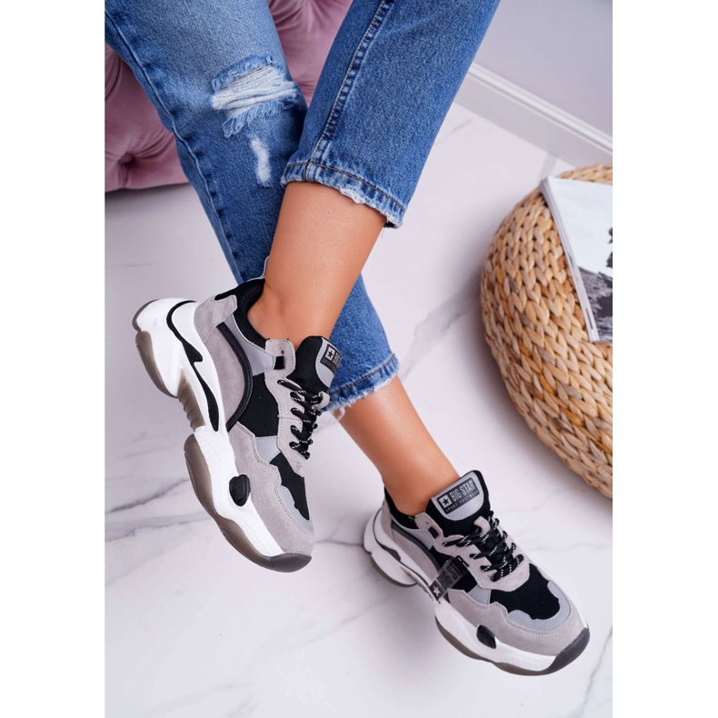 Scarpe Sportive da Donna Big Star di Daniel Lopez Grigie FF274427 grigio 2