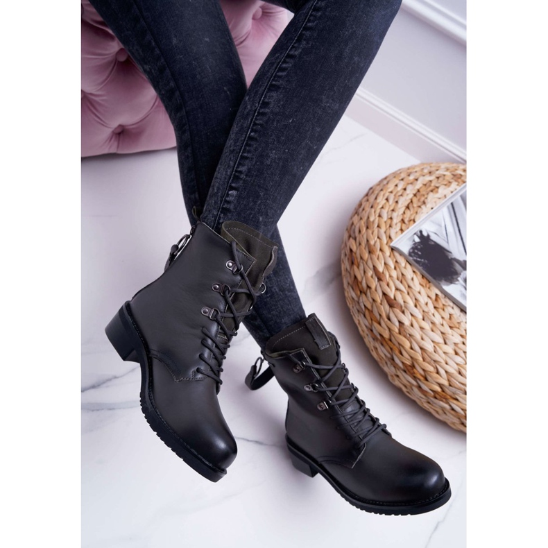 Stivali Donna Workers Big Star Pelle Grigio EE274507 2