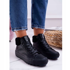 Sneakers Donna Big Star High Warmed Nere EE274145 nero 3