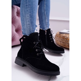 Stivali da donna Workers Big Star Pelle Nero EE274508 1