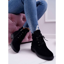 Stivali da donna Workers Big Star Pelle Nero EE274508 2