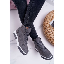 Scarpe Sportive da Donna Big Star High Grigie EE274222 grigio 2
