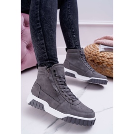 Scarpe Sportive da Donna Big Star High Grigie EE274222 grigio 1