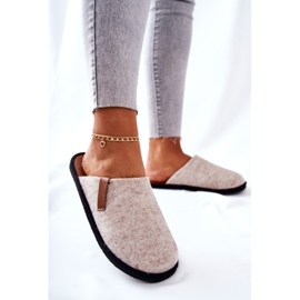 Pantofole da casa da donna Big Star Beige D267862A 1