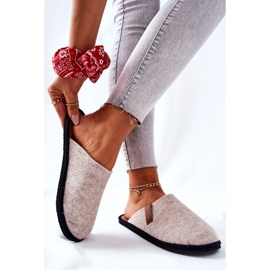 Pantofole da casa da donna Big Star Beige D267862A 2